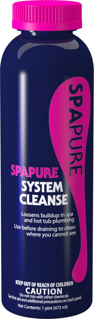 SpaPure System Cleanse 1 Pint Spa Plumbing Purge for Drain and Refill