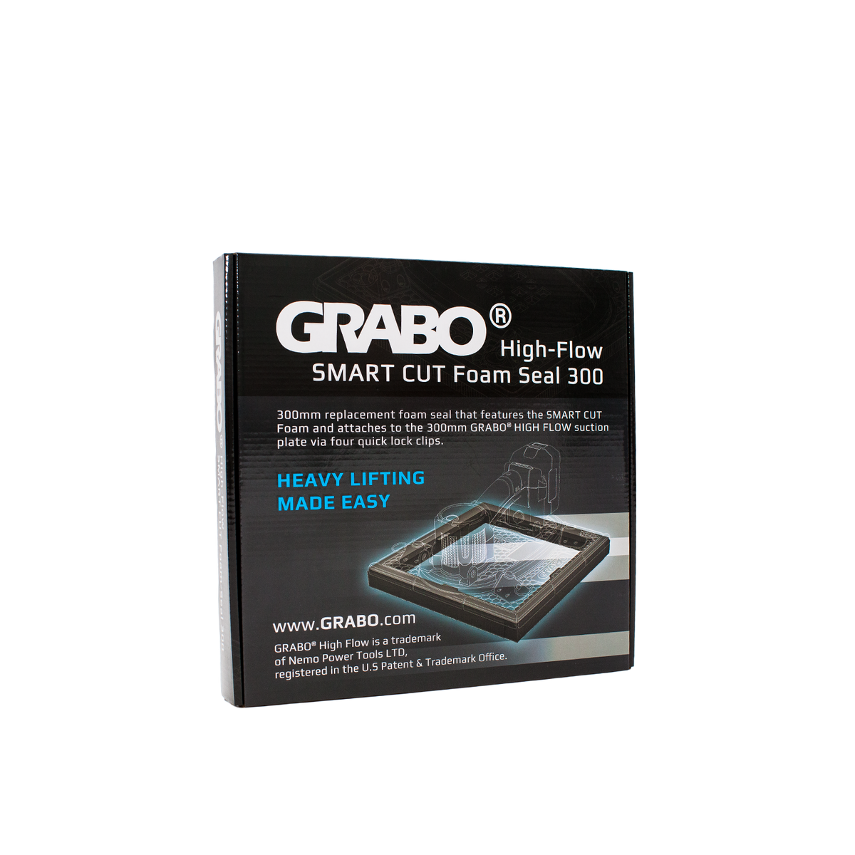 GRABO Smart Cut Foam Seal 300 for Textured Pavers, 150 lb