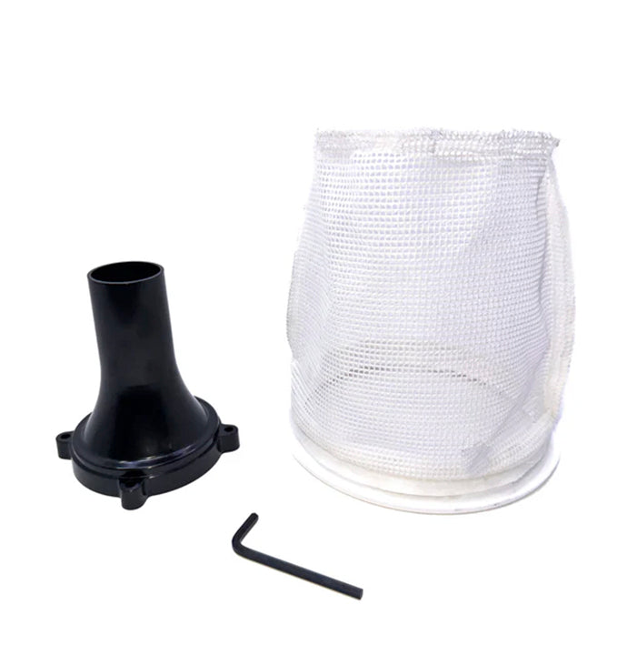 The Pro Bundle with VacDaddy 2.0, V2W® (Vacuum to Waste) Kit, Shallow Water Adapter, 28" Aluminum Adapter Pole, Carry Bag, Gunite Vac Head (with Rigid Handle), and Remote On/Off Switch