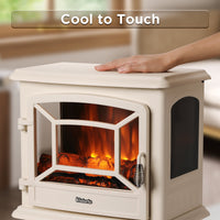 Suburbs TS20-SD Electric Fireplace Stove Heater with Sound