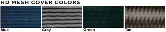 Tara 20' x 44' HD Heavy Duty Mesh In-Ground Pool Safety Cover, 5x5 Grid, 4x8 Center End Step