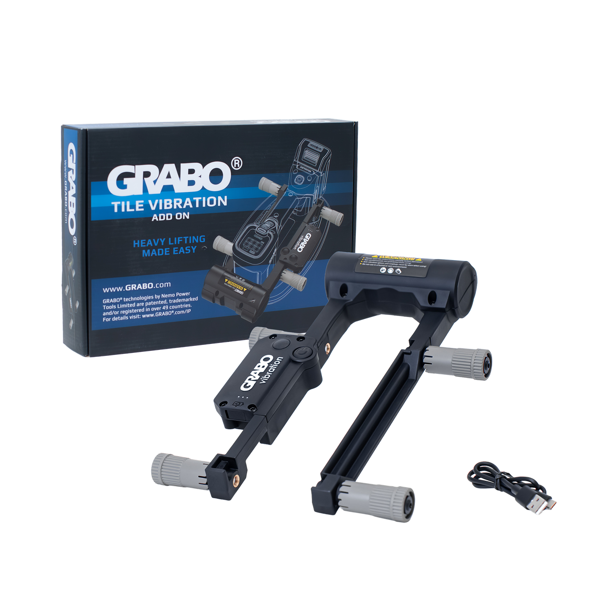 GRABO Tile Vibration Attachment for Thinset Setting
