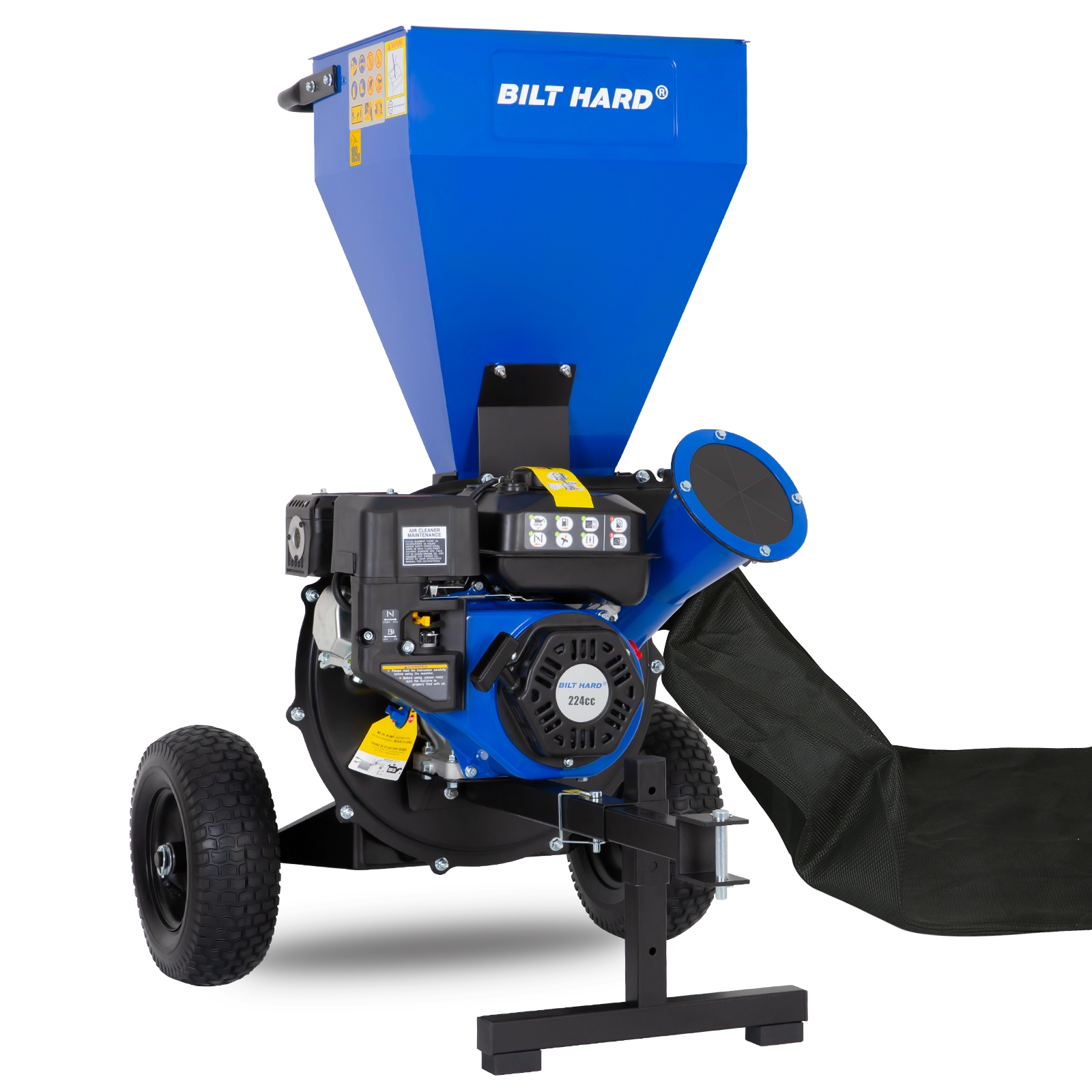 BILT HARD 224cc 7.5hp Gas Powered Wood Chipper – PST Pool Supplies