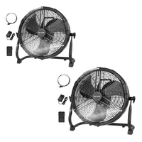 BILT HARD 16" Outdoor Misting Fan: Battery Operated with 15600mAh Detachable Battery & Misting Function