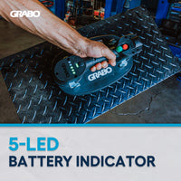GRABO V2 Cordless Vacuum Suction Gripster, 1 Battery 1 Seal