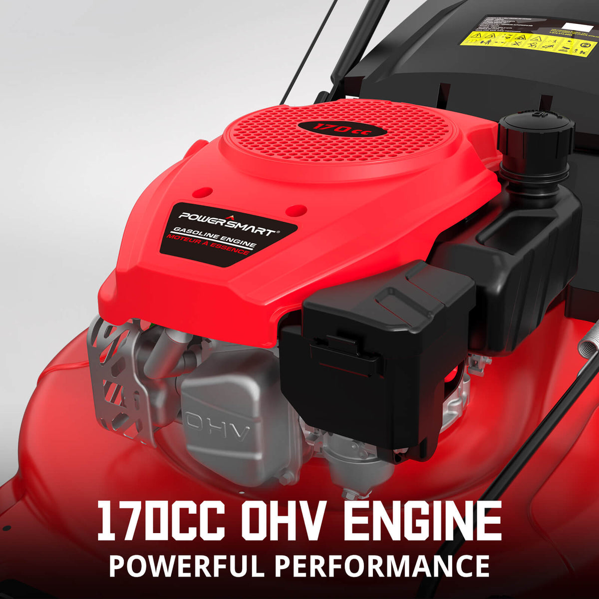 22" 170cc Gas Self-Propelled 3-in-1 Lawn Mower & String Trimmer Combo Kit V8622S1+PS4532