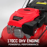22" 170cc Gas Self-Propelled 3-in-1 Lawn Mower & String Trimmer Combo Kit V8622S1+PS4532