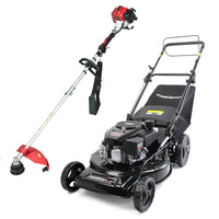 22" 170cc Gas Self-Propelled 3-in-1 Lawn Mower & String Trimmer Combo Kit V8622S1+PS4532