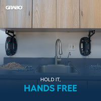GRABO VersaMount Hands Free Wall and Shelf Mount