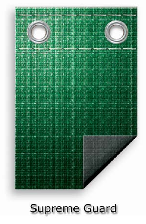 Swimline SupremeGuard 16' x 40' In-Ground Solid Winter Pool Cover, Green, 5' Overlap, 20164010