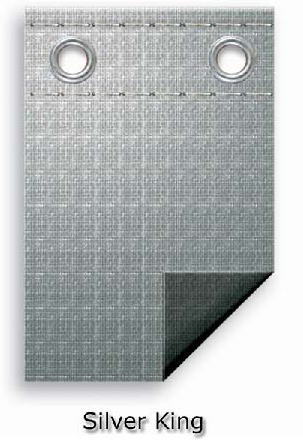 Swimline SilverKing 15' x 21' Above Ground Solid Winter Pool Cover, Silver, 3' Overlap, 1521AGSK