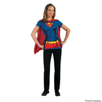 Rubie's Supergirl T-Shirt Costume with Cape For Women