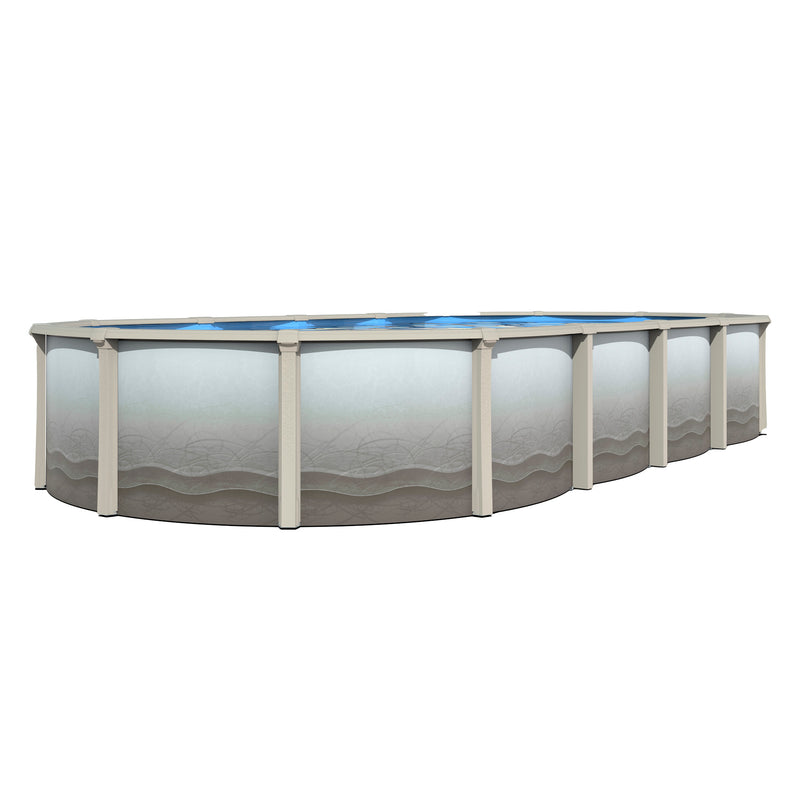 30' x 15' Oval Resin Above-Ground Pool with 52" Steel Wall | Trinity | 30-Year Warranty