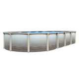 33' x 18' Oval Resin Above-Ground Pool with 52" Steel Wall | Trinity | 30-Year Warranty