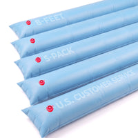 Blue Wave 8' Single Chamber Water Tube, Blue for In Ground Winter Covers, 5-Pack, NW102