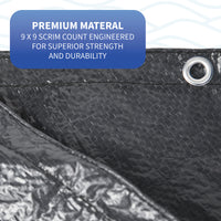 30' Round Arctic Armor 10-Year Solid Winter Cover for Above Ground Pools, feature detail (image 4)