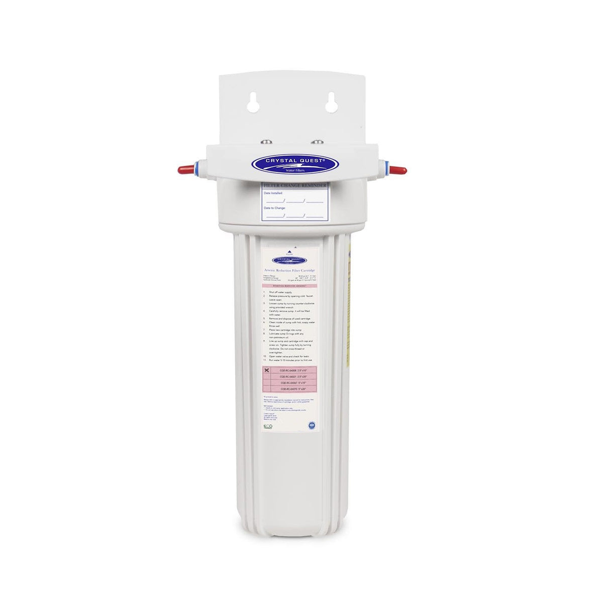 Arsenic Removal Refrigerator / In-line Water Filter System