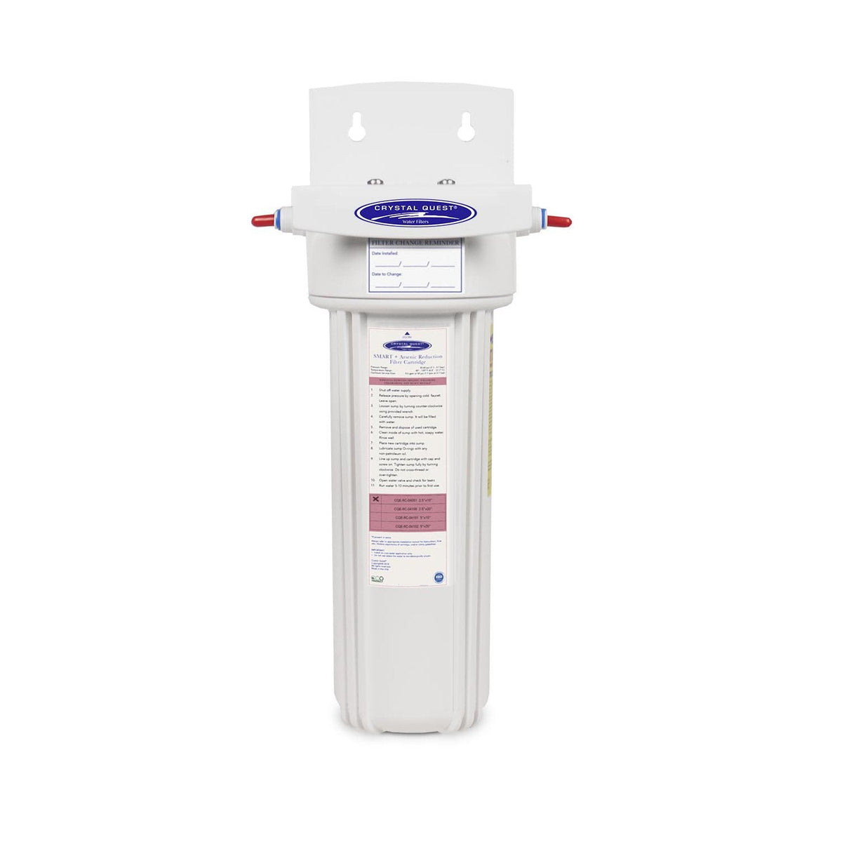 Arsenic Removal + SMART Refrigerator / In-line Water Filter System