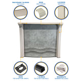 Trinity 18' Round above-ground pool, size diagram (image 3)