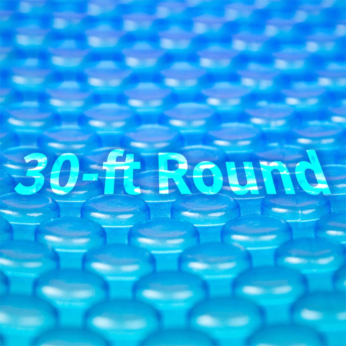 Blue Wave 30' Round 8 Mil Blue Solar Cover for Above Ground Pools, NS127