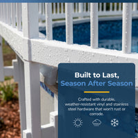 Above Ground Pool Fence Add-On Kit C (2 Sections), feature detail (image 6)