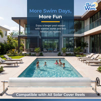 Blue Wave 12' x 24' Rectangle 14 Mil Clear Solar Cover for In-Ground Pools, feature detail (image 4)