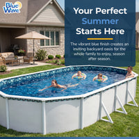 Emerald Coast pool liner, 24' x 12' Oval, feature detail (image 3)