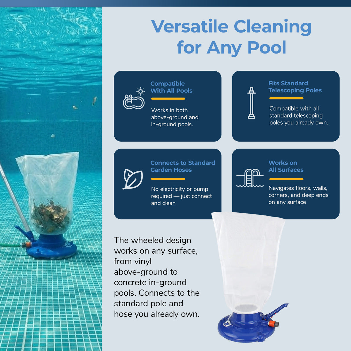 Ultimate Leaf Bagger for Pools, feature detail (image 6)