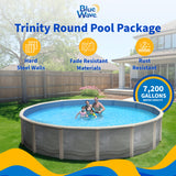 Trinity 18' Round above-ground pool package, feature detail (image 3)
