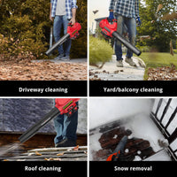 450CFM Cordless Leaf Blower w/ Two 20V Battery and Charger DB2201B