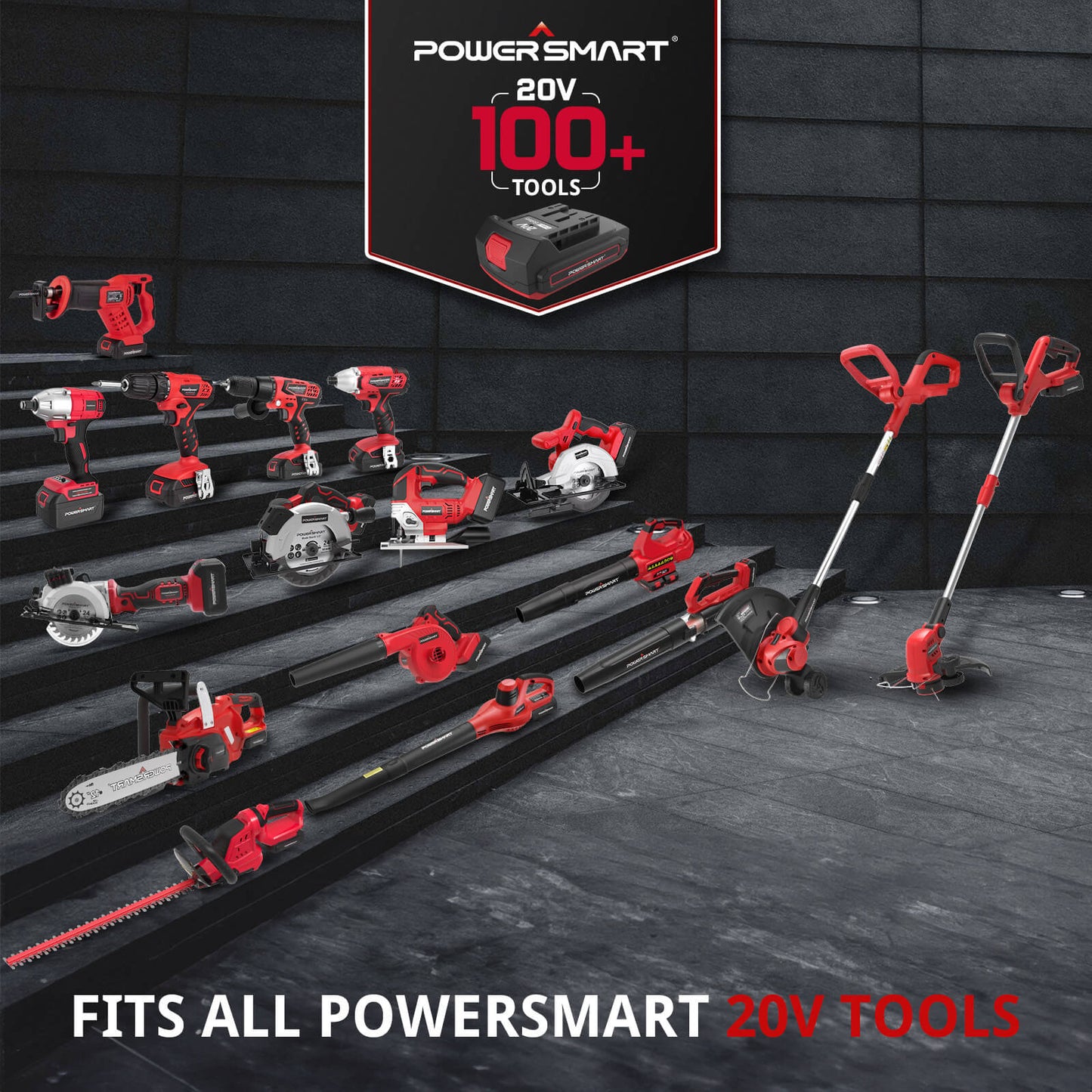 450CFM Cordless Leaf Blower w/ Two 20V Battery and Charger DB2201B