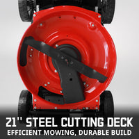 21" 144cc Gas Push 3-in-1 Lawn Mower & String Trimmer Combo Kit DB8621P+PS4532