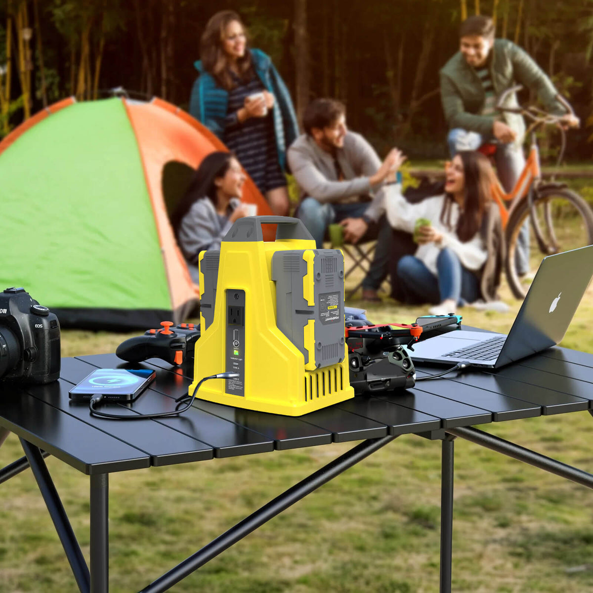 300-Watt Powered Inverter with One 40V Battery, Expandable to Two for Energy Storage DB9801