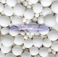 White Ceramic Balls (per pound)