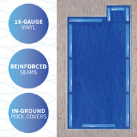 Blue Wave 4' Step Water Tube, Blue for In Ground Winter Cover Step Sections, feature detail (image 3)