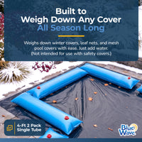 Blue Wave 4' Step Water Tube, Blue for In Ground Winter Cover Step Sections, 2-Pack, feature detail (image 2)