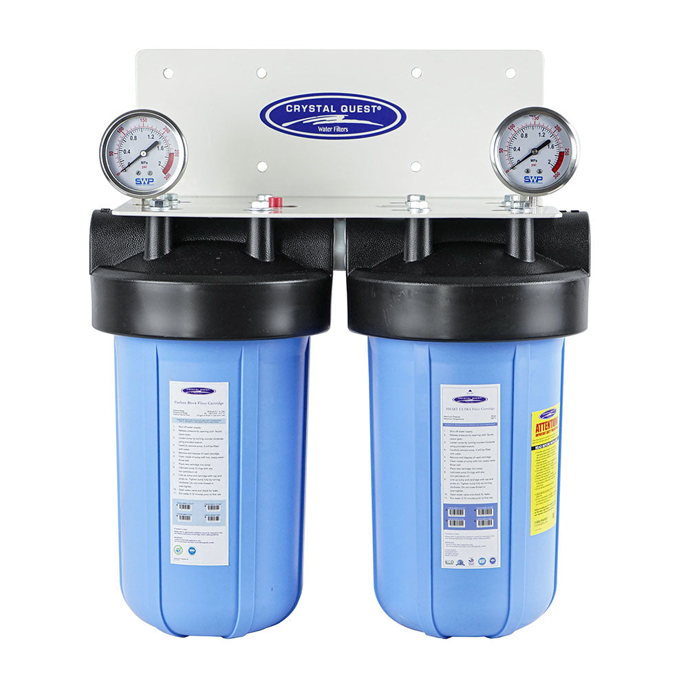 Compact Whole House Water Filter, Fluoride Removal (2-4 GPM | 1-2 people)