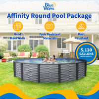 Affinity 15' Round above-ground pool package, feature detail (image 2)