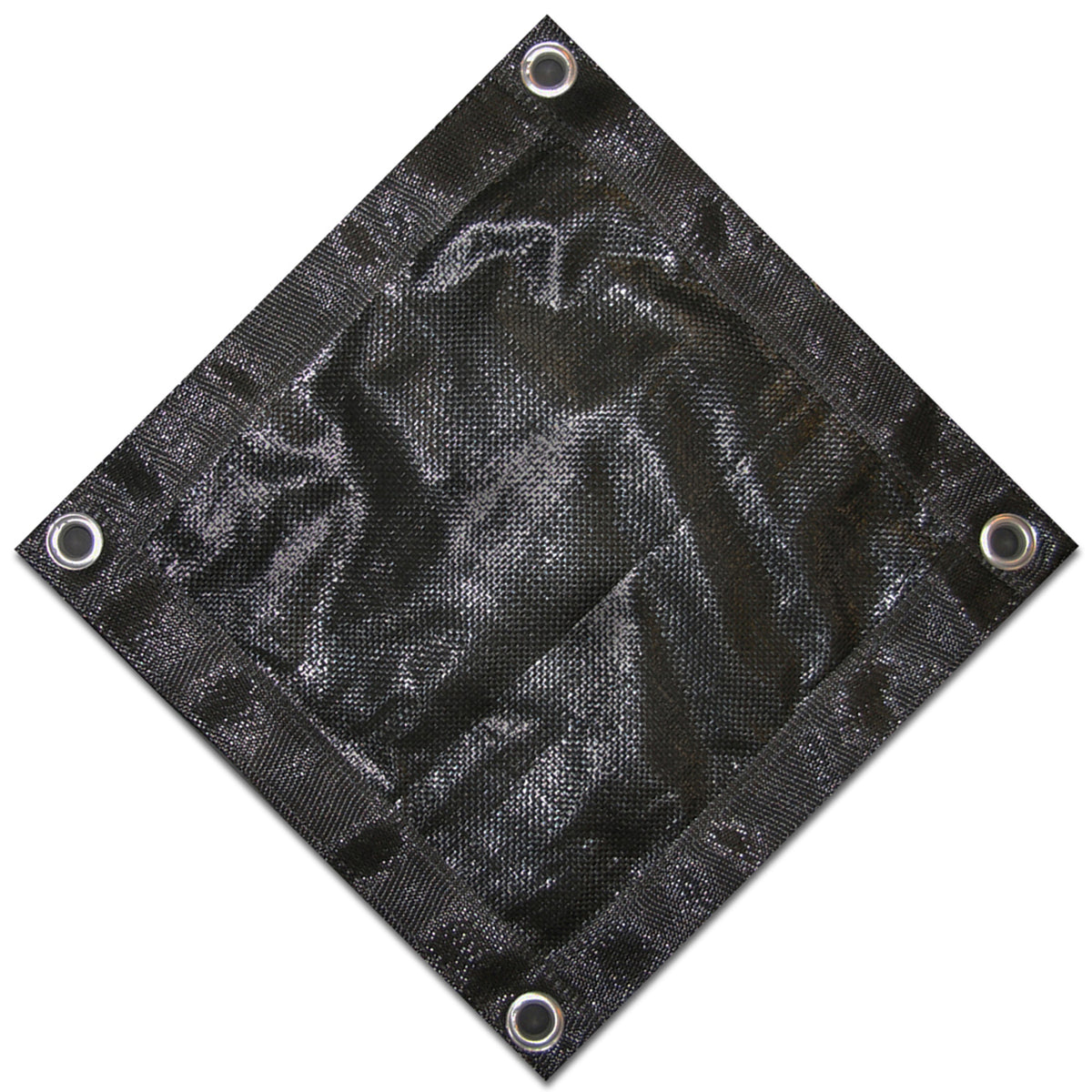 Arctic Armor Rugged Mesh 18' x 36' In-Ground Mesh Winter Pool Cover, Black, 5' Overlap, material swatch (image 4)