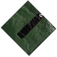 24' x 12' Oval Arctic Armor 12-Year Solid Winter Cover for Above Ground Pools, material swatch (image 3)
