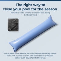 Blue Wave 4' x 15' Winter Air Pillow, Ice Equalizer for Above Ground Pools, feature detail (image 7)