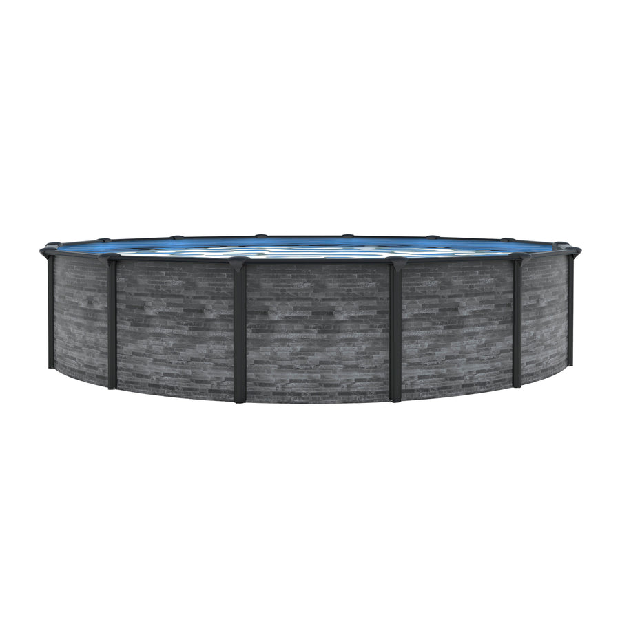24' Round Above-Ground Pool with 52" Steel Wall | Marbella | 15-Year Warranty