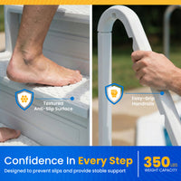 Easy Pool Step for Above Ground Pools, feature detail (image 2)