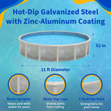 Trinity 21' Round above-ground pool package, feature detail (image 4)