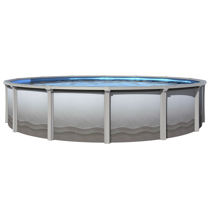 27' Round Resin Above-Ground Pool with 52" Steel Wall | Trinity | 30-Year Warranty