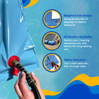 Blue Wave 2' x 2' Corner Water Tube for In Ground Winter Covers, feature detail (image 5)
