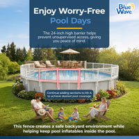 Above Ground Pool Fence Add-On Kit C (2 Sections), feature detail (image 4)