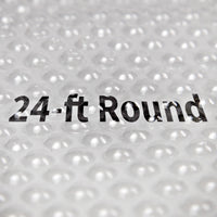 Blue Wave 24' Round 12 Mil Clear Solar Cover for Above Ground Pools, product photo (image 8)