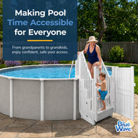 Easy Pool Step Entry System w/ Gate, feature detail (image 6)