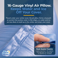 Blue Wave 4' x 4' Winter Air Pillow, Ice Equalizer for Above Ground Pools, feature detail (image 2)